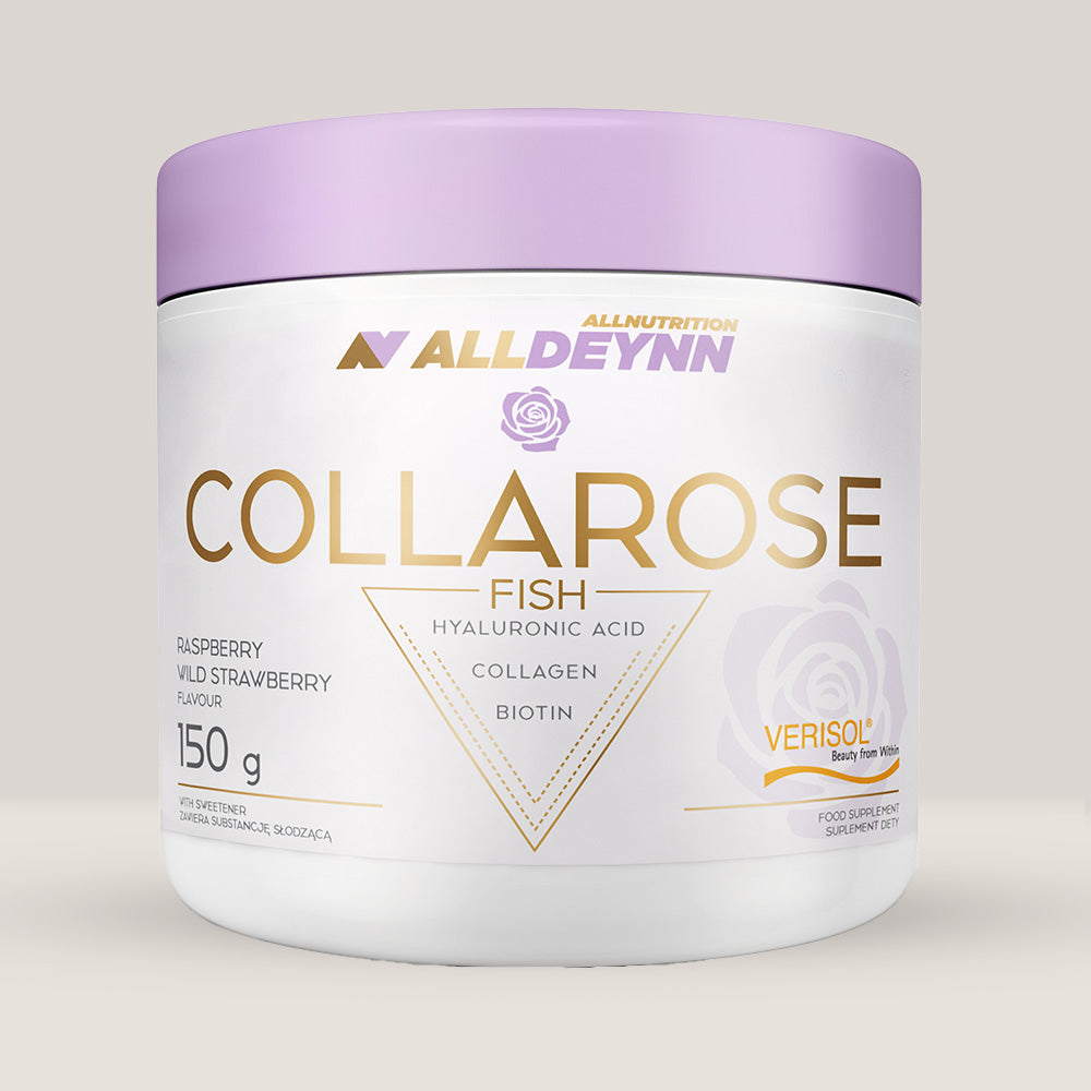 Cutie de Collarose Fish de la Alldeynn, supliment cu colagen marin pentru piele, păr și unghii, 150g.