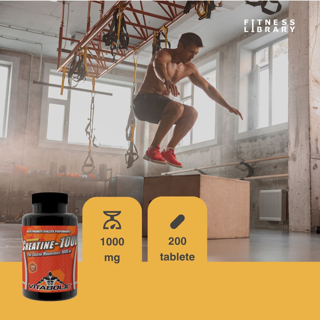 Creatină Monohidrată Vitabolic: Putere maximă, performanță pură.