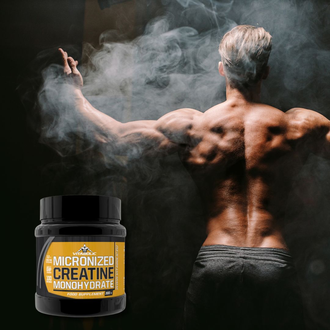 Creatină monohidrată micronizată VITABOLIC. Performanță maximă, rezultate garantate.