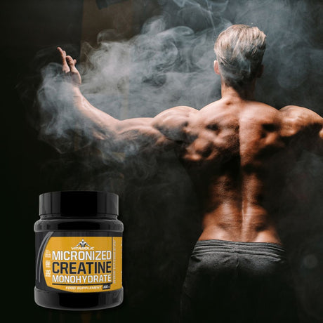 Creatină monohidrată micronizată VITABOLIC. Performanță maximă, rezultate garantate.