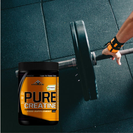 Creatină monohidrată Creapure® Vitabolic: Performanță absolută, forță și eleganță.