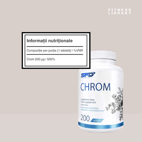 Controlează-ți poftele. Armonie metabolică cu Crom Picolinat SFD.