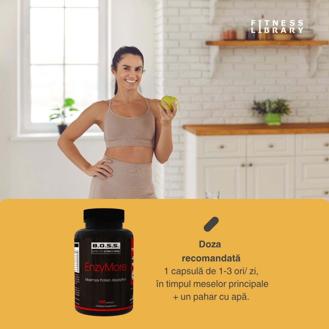 Digestie ușoară, energie de durată cu EnzyMore. #Vitabolic #EnzyMore #WellnessDeLux