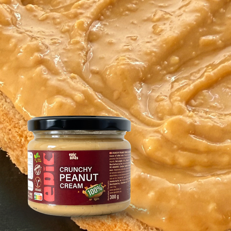 Unt de arahide crocant 100% natural 300g - în context fitness - energie sustenabilă | EPIC BITES