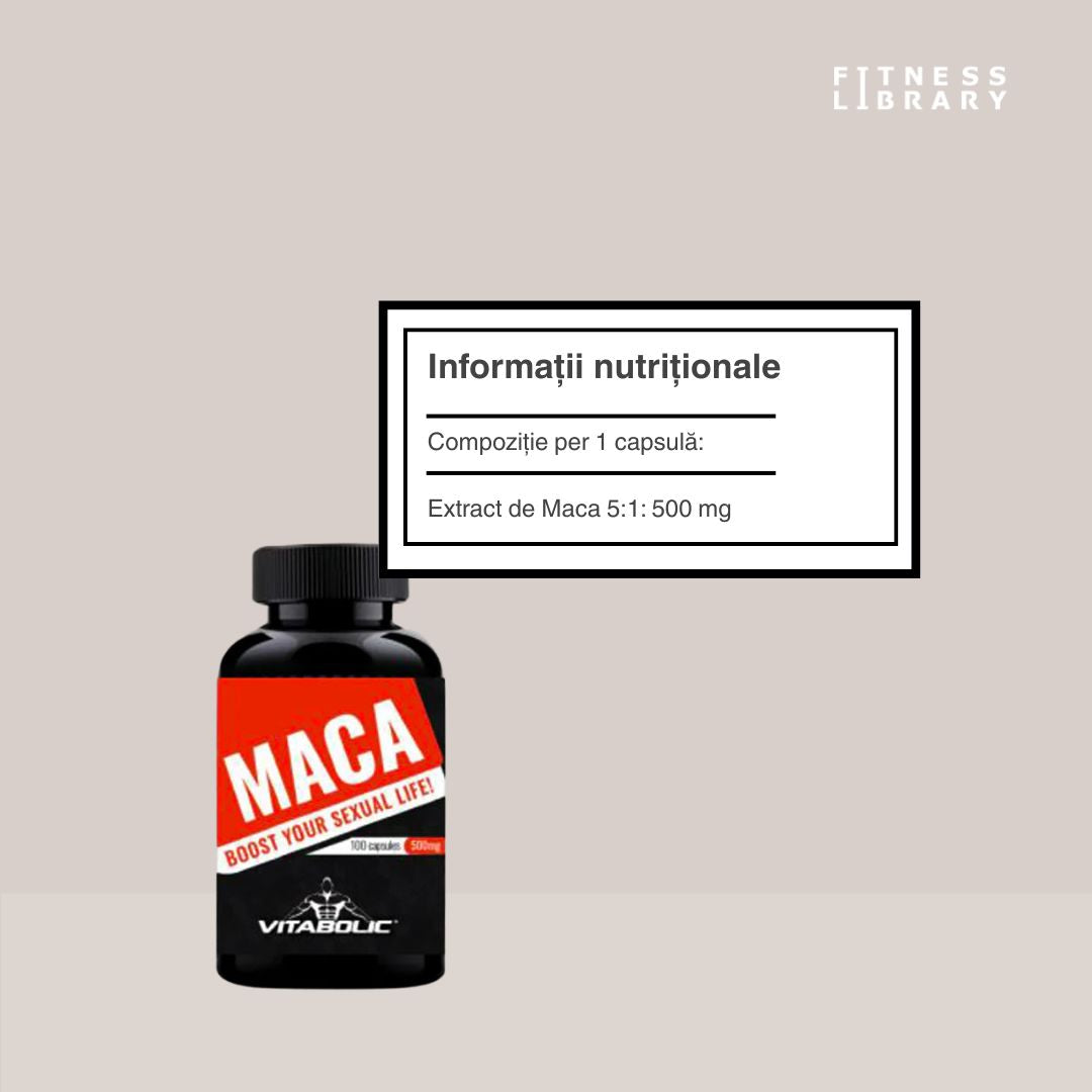 Maca VITABOLIC: Echilibru hormonal și energie vitală pentru o versiune revitalizată.