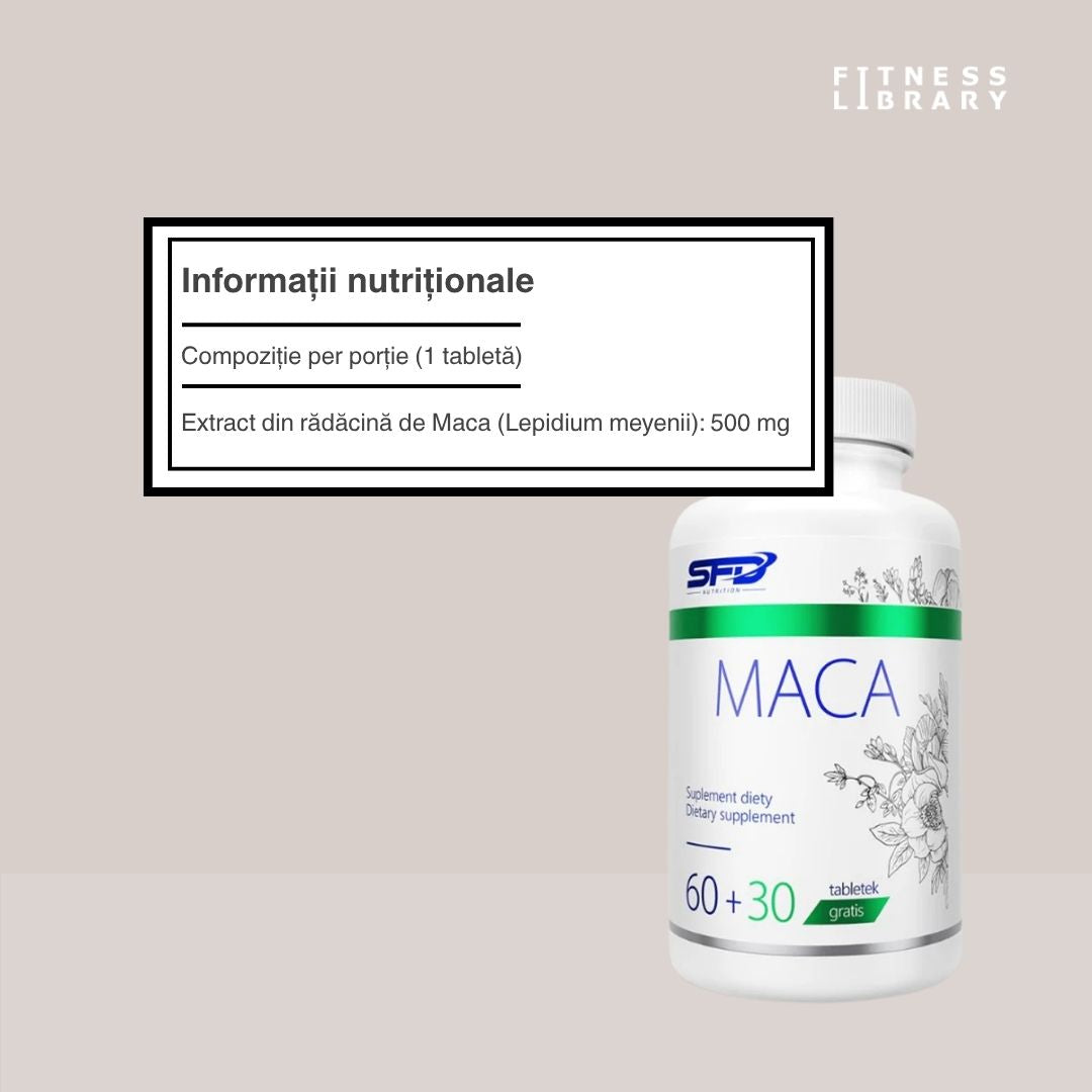 Maca SFD: Energie pură din Anzi pentru gestionarea stresului și performanță maximă.