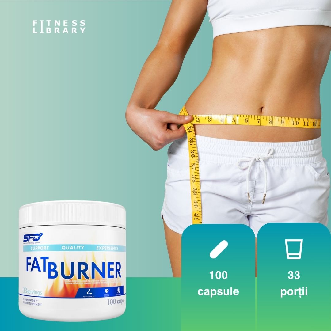Siluetă ideală cu Arzătorul de Grăsimi SFD Nutrition. Energie revitalizantă, control al apetitului.  Încrezătoare și radiantă!