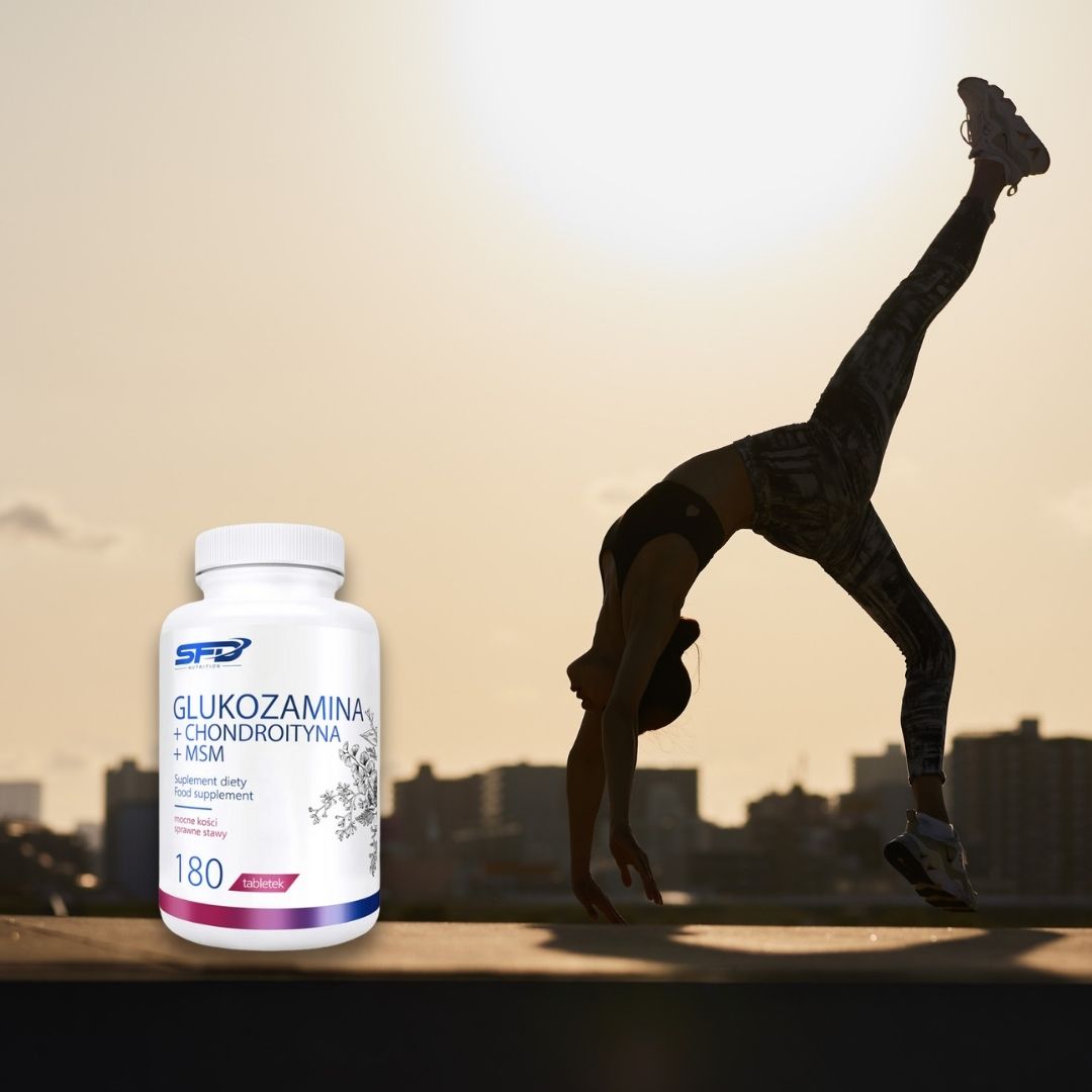 Mișcare fluidă fără disconfort articular. Glucozamină, Condroitină și MSM pentru o viață activă.