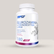 Imagine cu o cutie de Glucosamine+Chondroitin+MSM (180 tablete) de la SFD Nutrition, un supliment complex pentru sănătatea articulațiilor.