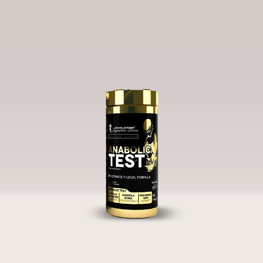 Flacon de testosteron booster Kevin Levrone Anabolic Test, un supliment pentru bărbați.