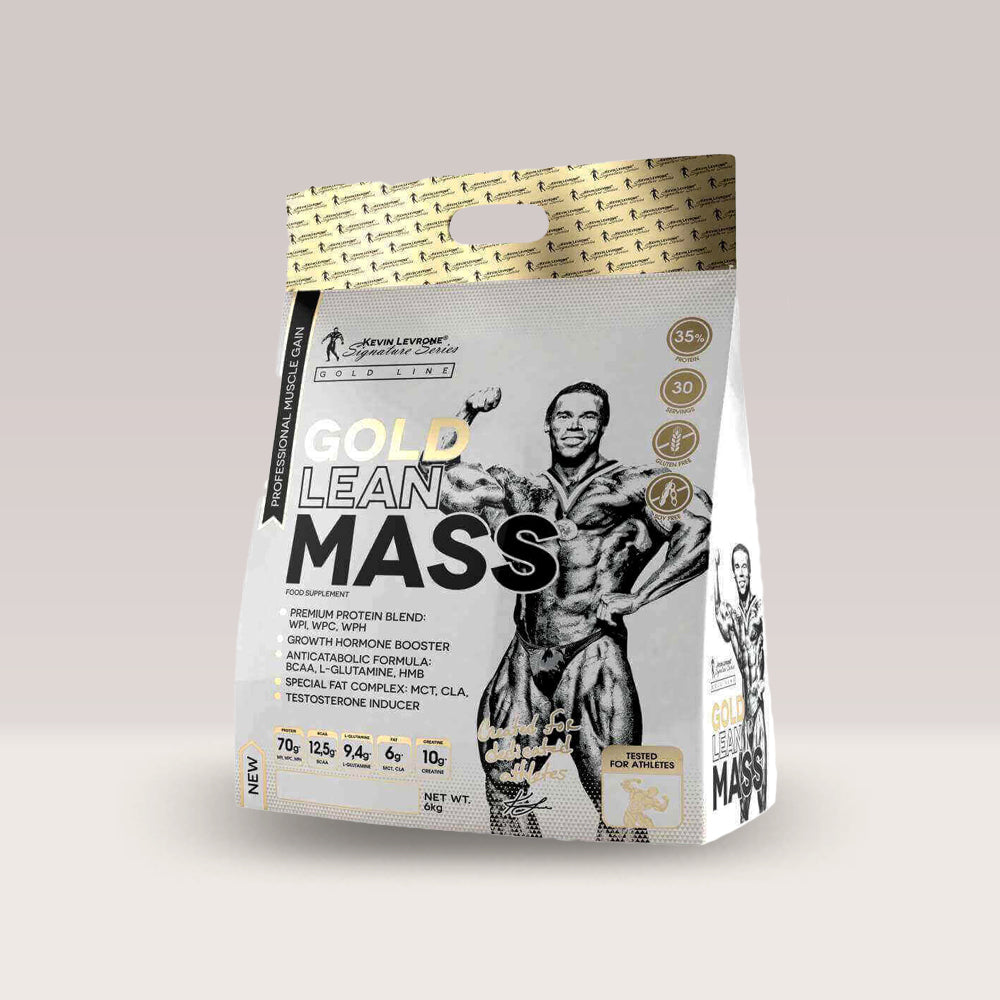 Măreție sculptată. Gold Lean Mass. Performanță & recuperare maximă.