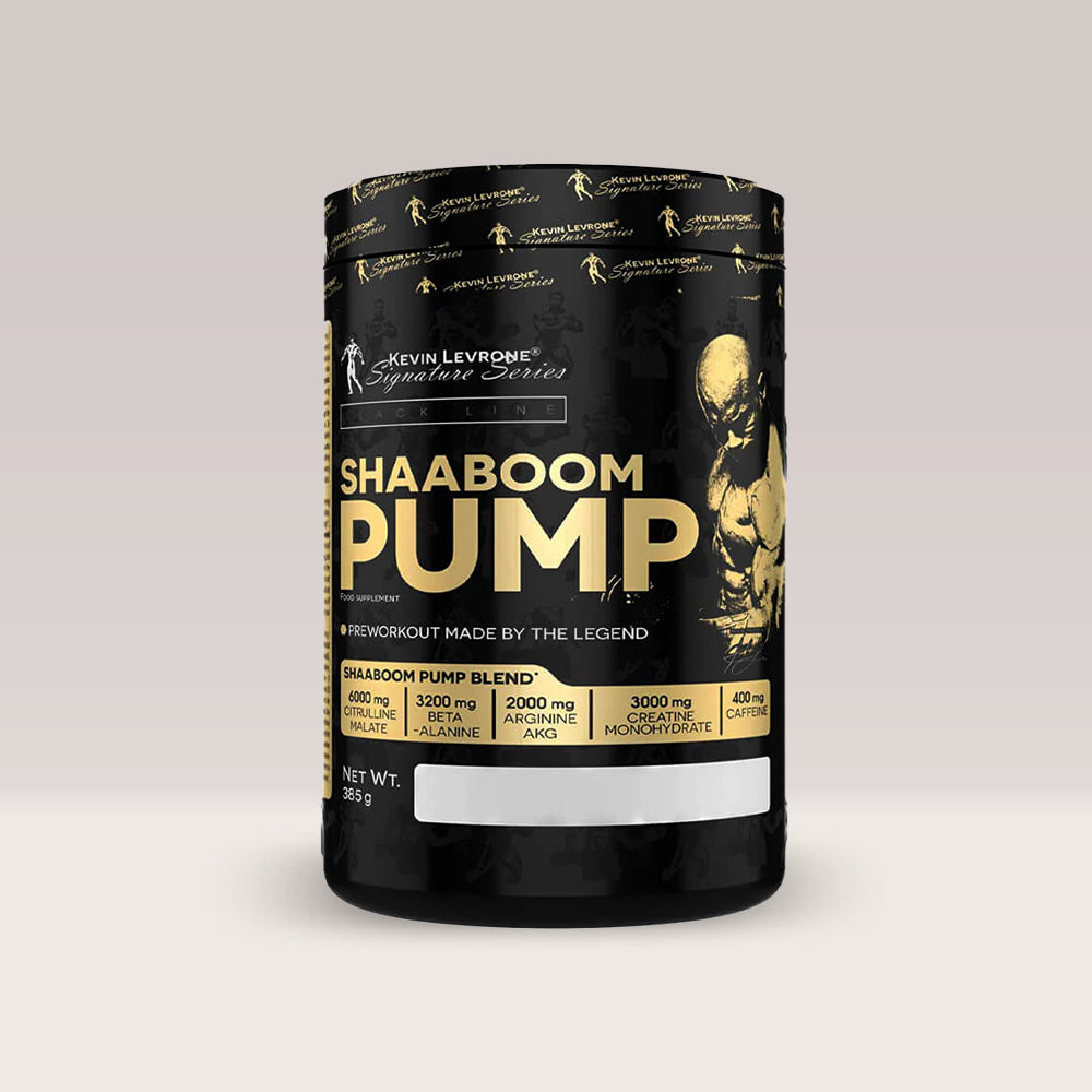 Energie amplificată, focus maxim, pompă musculară legendară. Shaaboom Pump de la Kevin Levrone.