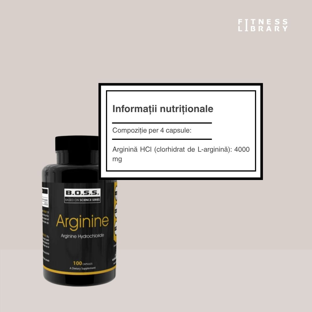 Arginină HCl Vitabolic: Pompare musculară extremă pentru performanță de neegalat.