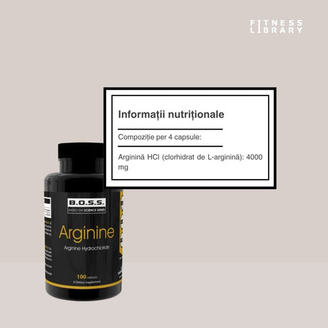 Arginină HCl Vitabolic: Pompare musculară extremă pentru performanță de neegalat.