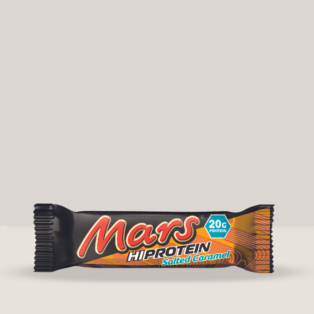 Imagine cu batonul proteic Mars Caramel Sărat High Protein Bar de la MARS PROTEIN, 59g.