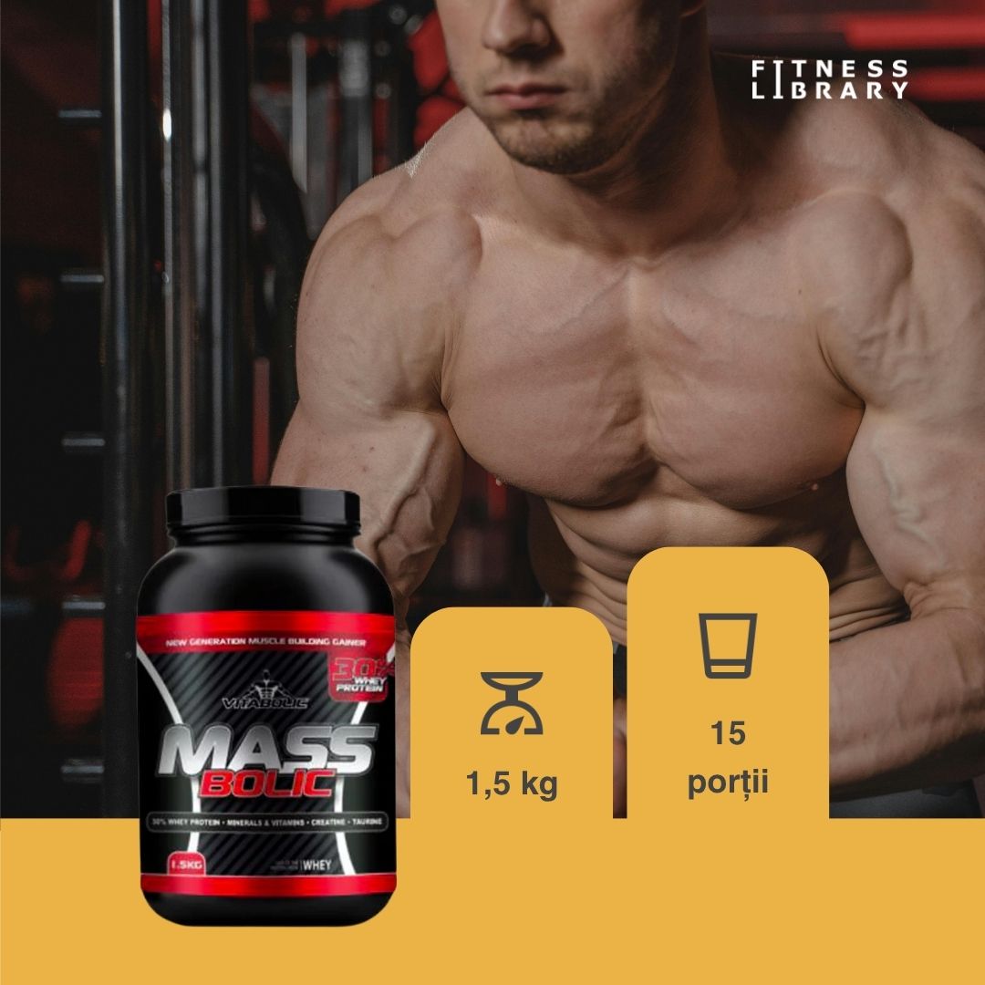 MassBolic: Creștere musculară accelerată și performanță maximă.