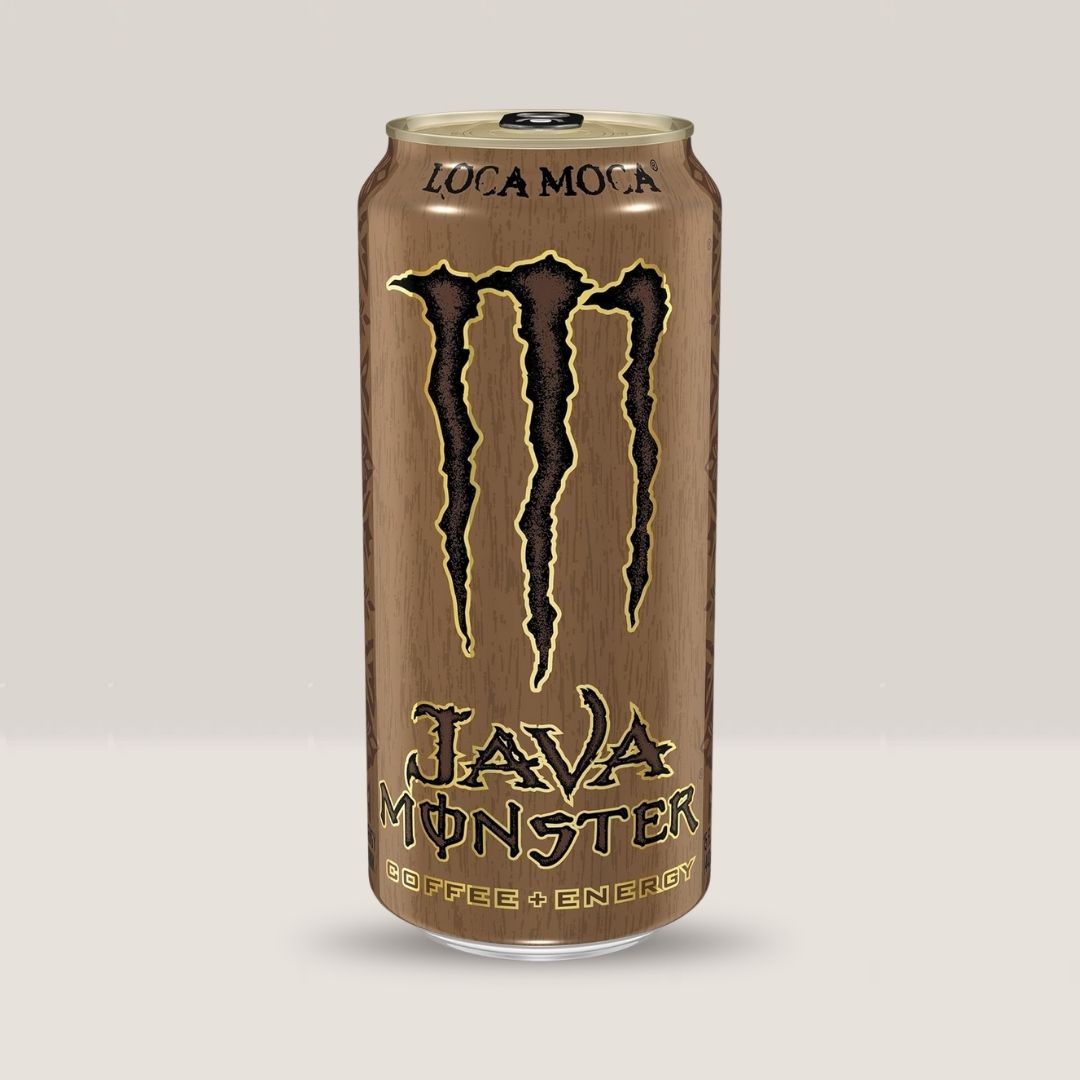 Claritate și inspirație cu Monster Java Loca Moca. Cafea premium și energie Monster. Savurează!
