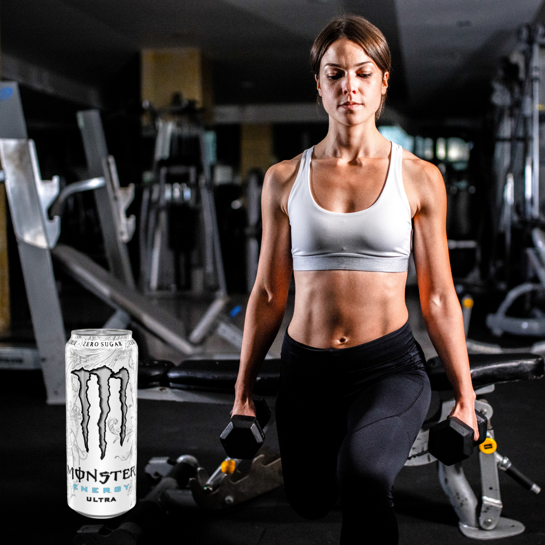 Monster Energy Ultra Zero (500ml) – Băutură energizantă complexă (energie susținută & concentrare mentală) – 1 porție | MONSTER ENERGY