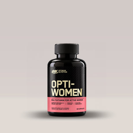 Flacon de multivitamine pentru femei Optimum Nutrition Opti-Women. 60 de capsule.