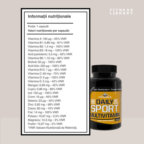 VITABOLIC Daily Sport: Energie, performanță, viață vibrantă.