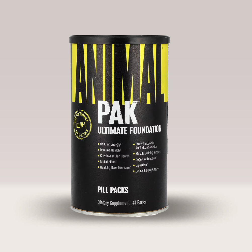 Performanță absolută cu Animal Pak. Vitalitate de neegalat, rezistență maximă. Descoperă puterea!