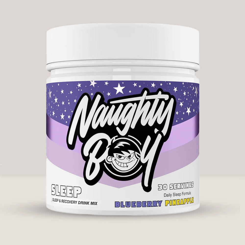 Recipient de Sleep de la NaughtyBoy, supliment sub formă de pudră pentru somn și recuperare, 405g.