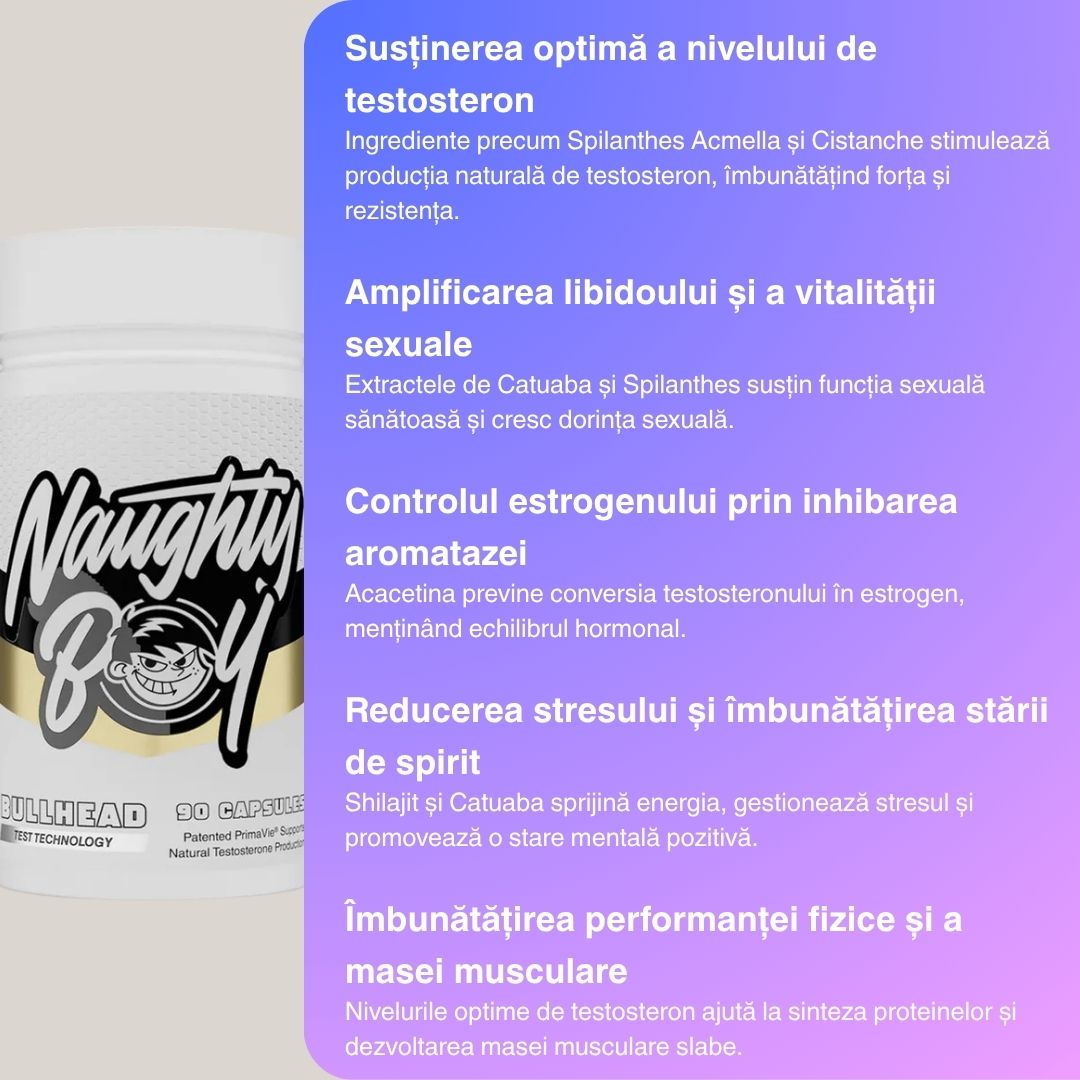 Vitalitate masculină amplificată. BullHead de la Naughty Boy.