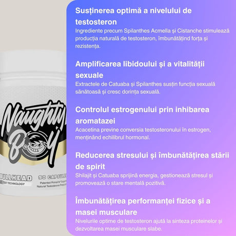 Vitalitate masculină amplificată. BullHead de la Naughty Boy.