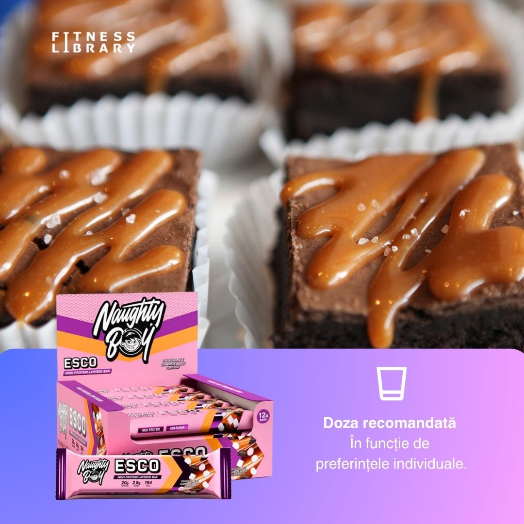 Proteine delicioase ESCO Bar. Recuperare elegantă după antrenament.