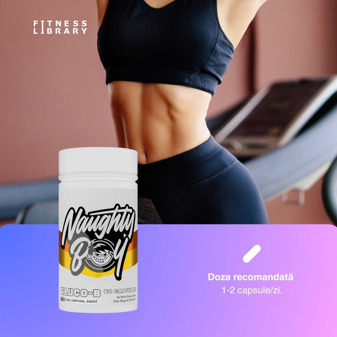 Energie vibrantă cu Gluco-B de la NaughtyBoy®. Atinge forma fizică de vârf.