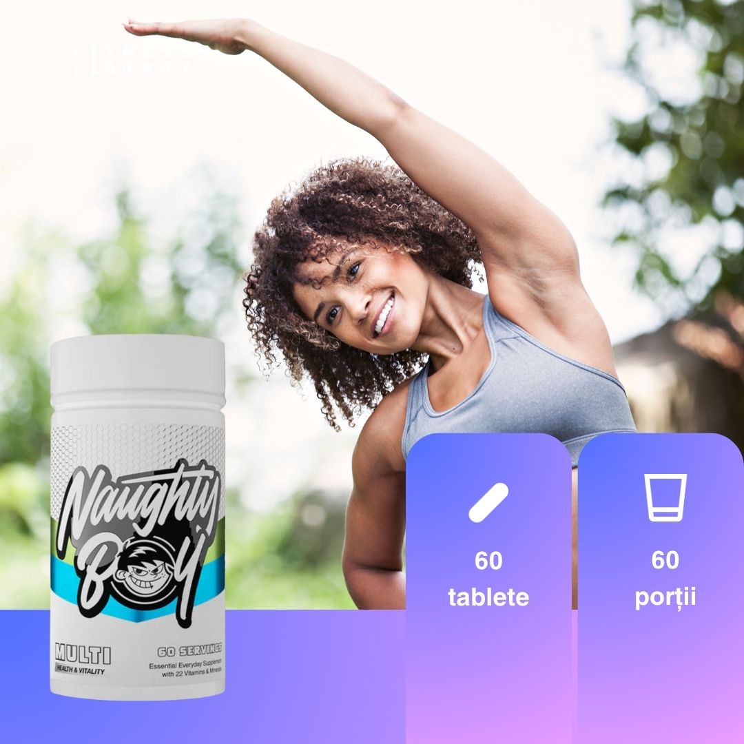 Vitalitate radiantă și energie de neoprit cu Multivitaminele Naughty Boy.