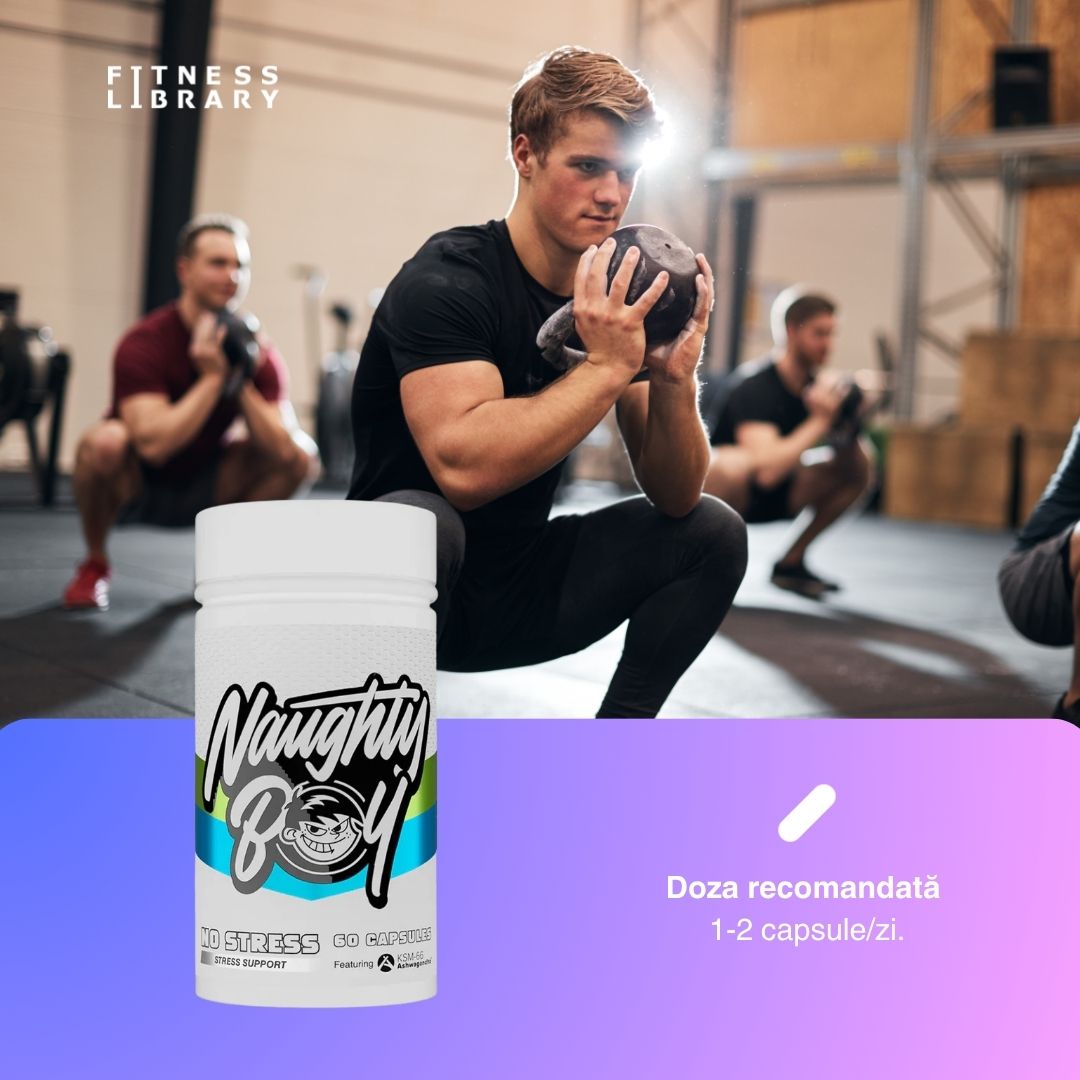 Liniște interioară și minte clară cu No Stress de la Naughty Boy.  Formulă avansată pentru bunăstare profundă.