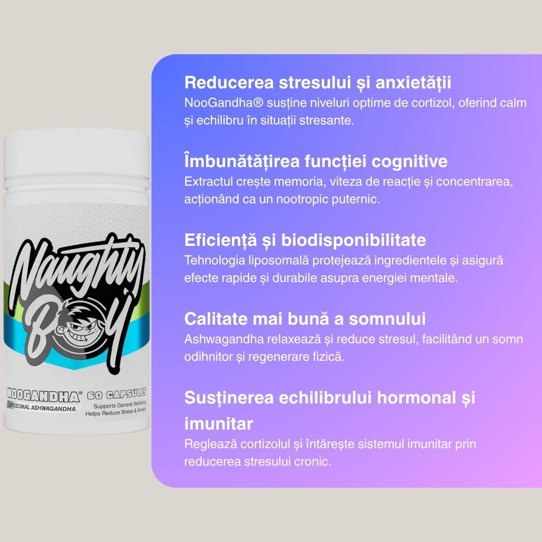 Claritate. Calm. Control. NooGandha.