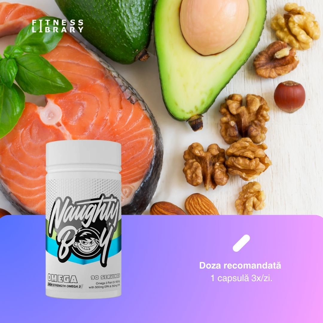 Omega 3 Naughty Boy: Minte ascuțită, energie maximă.