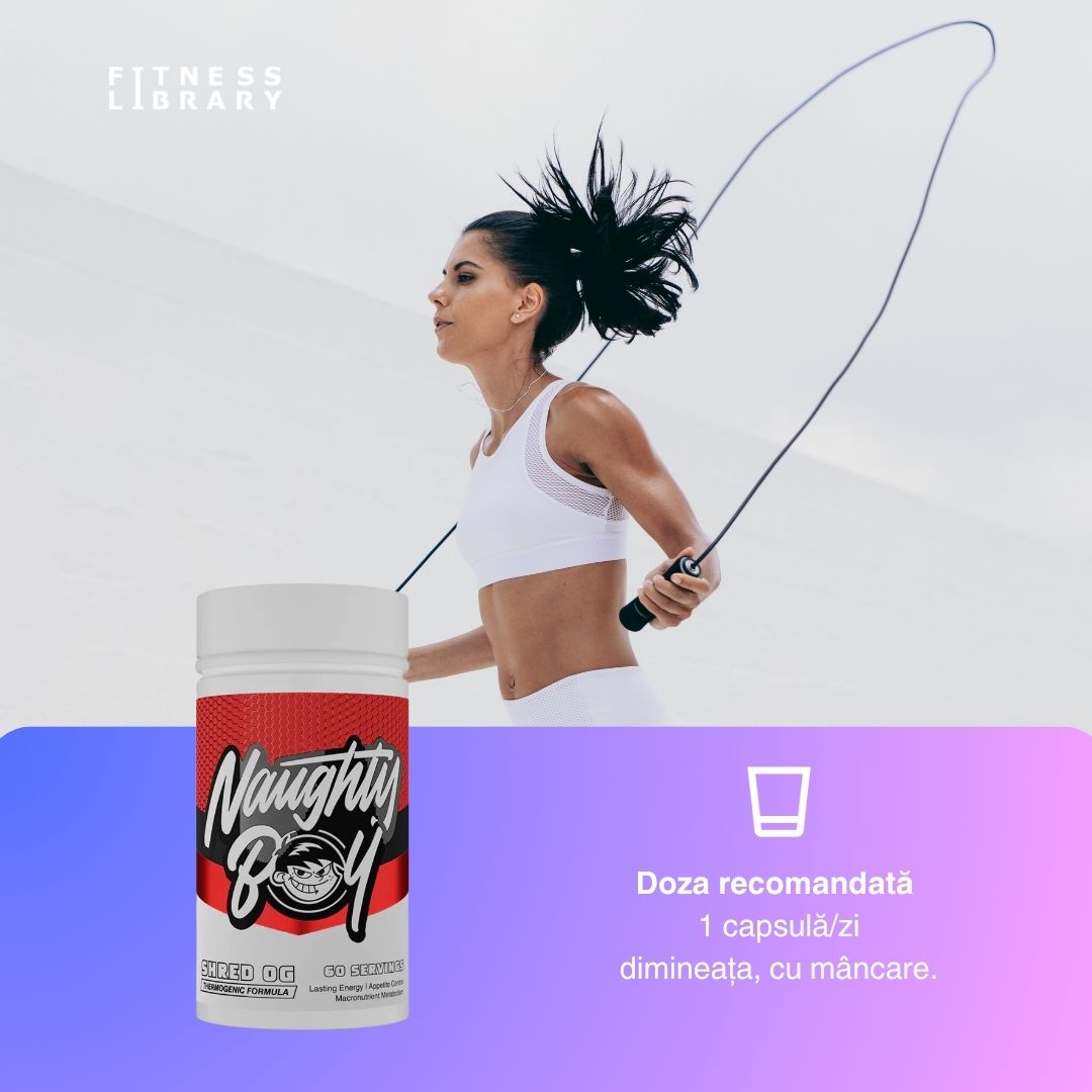 Siluetă ideală cu Shred OG! Control al apetitului și energie pentru transformarea ta.