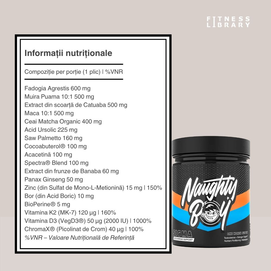 Performanță maximă și stare de bine cu Sigma Complex. Ingrediente premium pentru vitalitate.