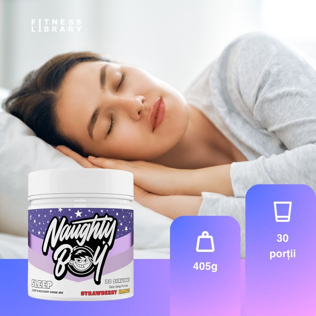 Somn profund, minte clară. Naughty Boy Sleep & Recovery. Regenerare garantată.