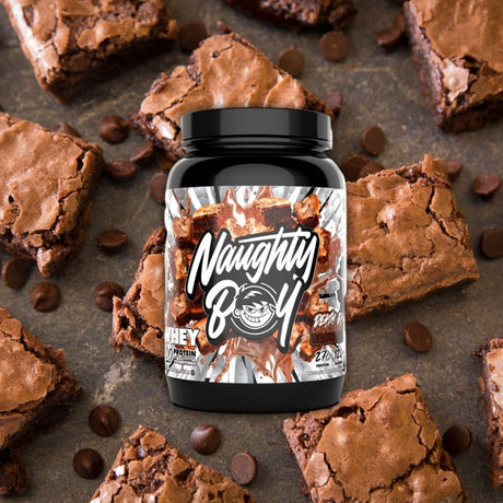 Performanță pură cu Whey 100 Protein de la Naughty Boy. Devino cea mai bună versiune a ta.