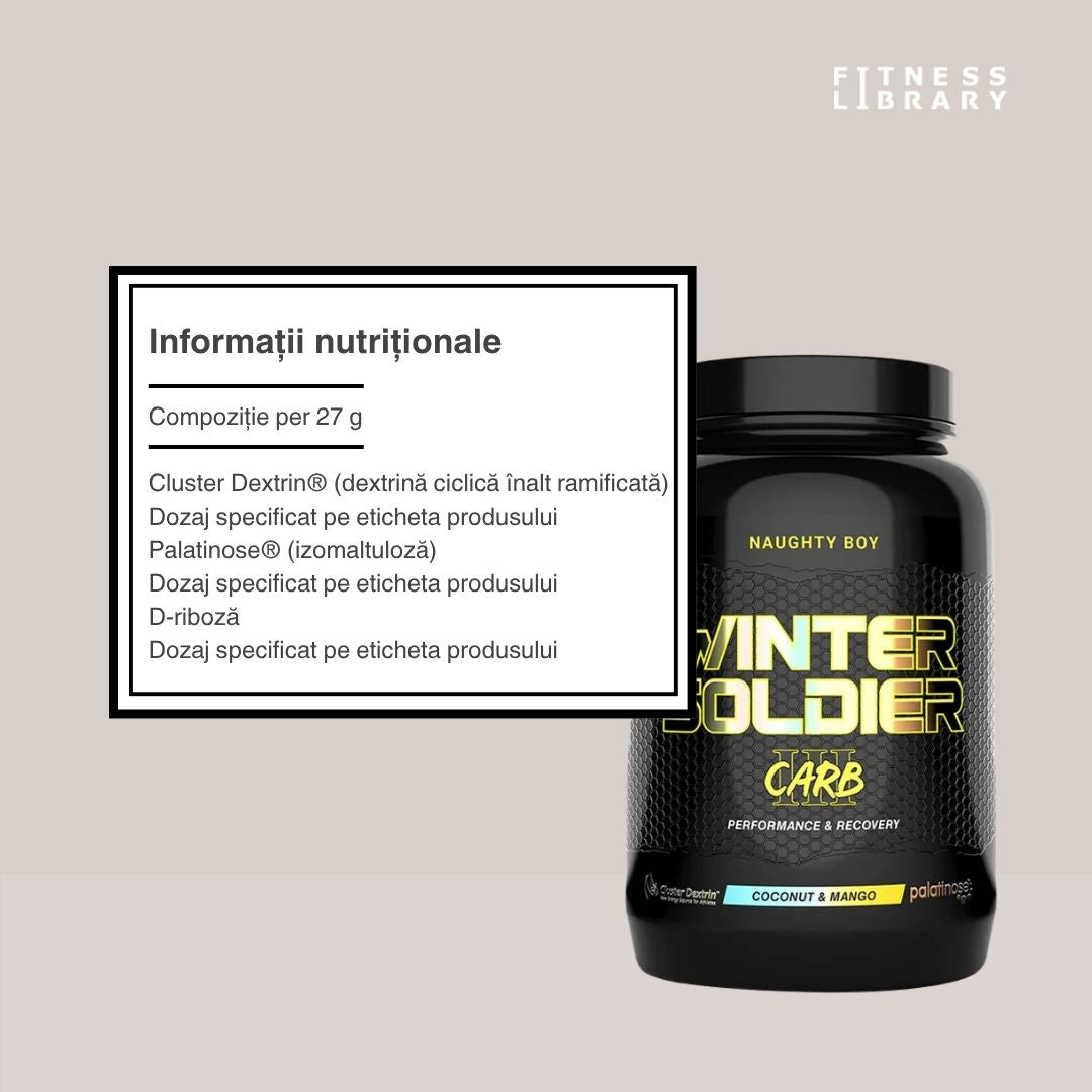 Energie constantă, performanță de vârf cu CARB3. Experimentează diferența Naughty Boy.