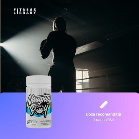 Somn profund, regenerare nocturnă. ZMA Naughty Boy: energie și performanță maximă.