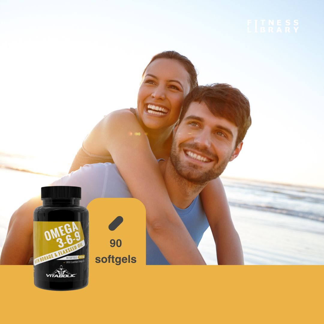 Omega 3-6-9 VITABOLIC: Minte ageră, inimă puternică, vitalitate radiantă.