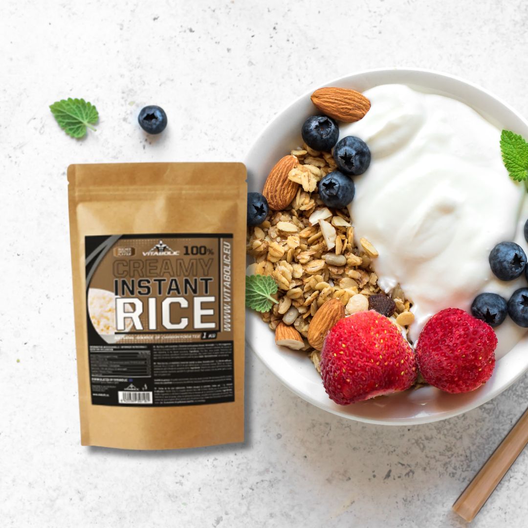 Energie instant pentru fitness și silueta ideală cu Creamy Instant Rice Vitabolic.