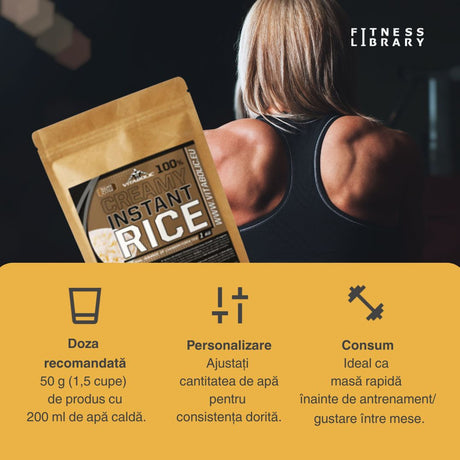 Energie pură pentru performanță maximă și siluetă ideală. Creamy Instant Rice Vitabolic.