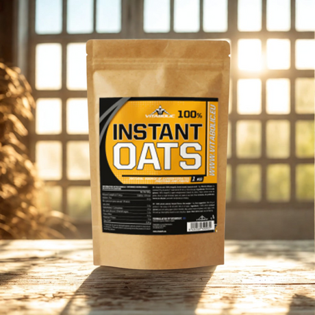 Energie pură dimineața! Ovăz instant VITABOLIC: performanță și echilibru toată ziua.