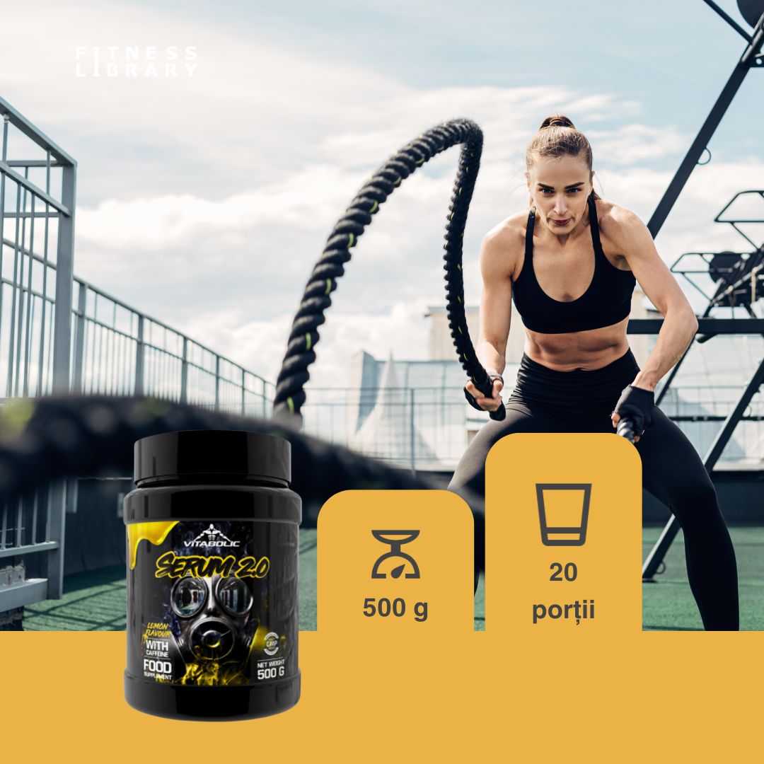 Performanță amplificată și focus de neegalat cu Serum 2.0 de la Vitabolic.