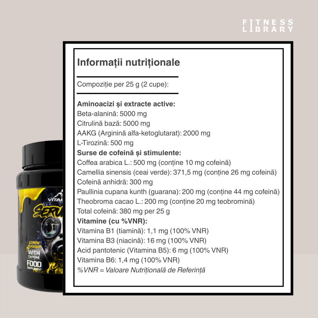 Energie neobosită și focus maxim. Serum 2.0. VITABOLIC.