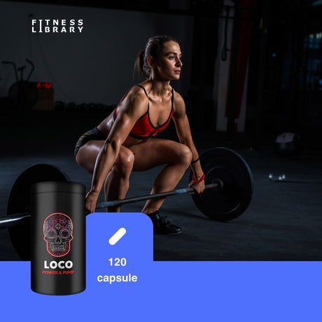 Forță și pompă explozivă fără stimulenți! Power & Pump LOCO amplifică rezistența și masa musculară la fiecare repetare.