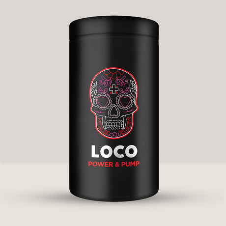 Flacon de pre-workout pentru pompare în capsule LOCO POWER & PUMP.