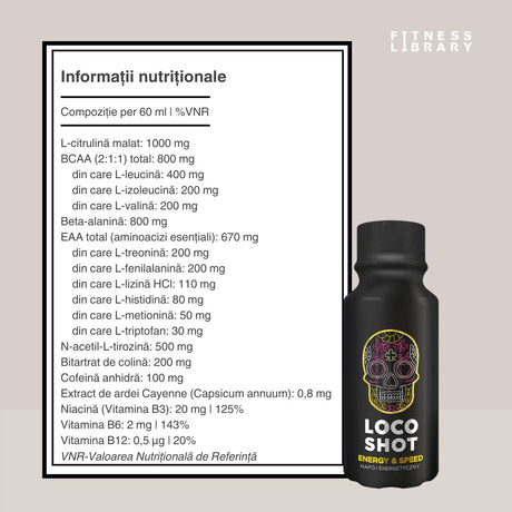 Energie și concentrare pentru performanță absolută. LOCO Energy & Speed Shot.