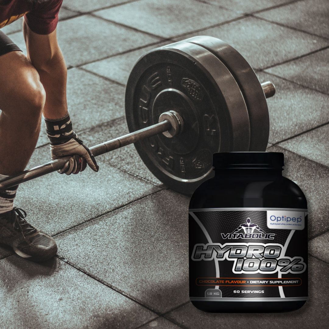 Hydro 100 Vitabolic: Recuperare instant, performanță maximă. Formula premium Optipep® te propulsează către o versiune mai puternică.